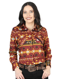 El General Casual Long-Sleeve Shirt by El General Brick 44424