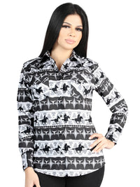 El General Women -  Casual Long-Sleeve Shirt - Black 44479