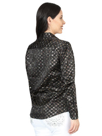 El General Women  Black/Gold Casual Long-Sleeve Shirt 44558