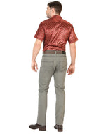 Men's Boot Cut Western Jeans – Stretch Denim Cowboy Pants -  Grey 45541