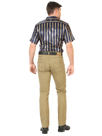 Men's Boot Cut Western Jeans – Stretch Denim Cowboy Pants - Khaki 45542