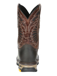 El General Men's Caiman Print Square Toe Soft Toe Work Boots – Oryx Sand