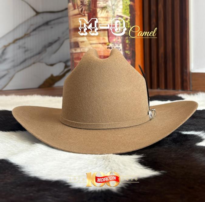 Men’s Morcon 20X Sinaloa Rancher Style Western Cowboy Fur Felt Hat - Camel