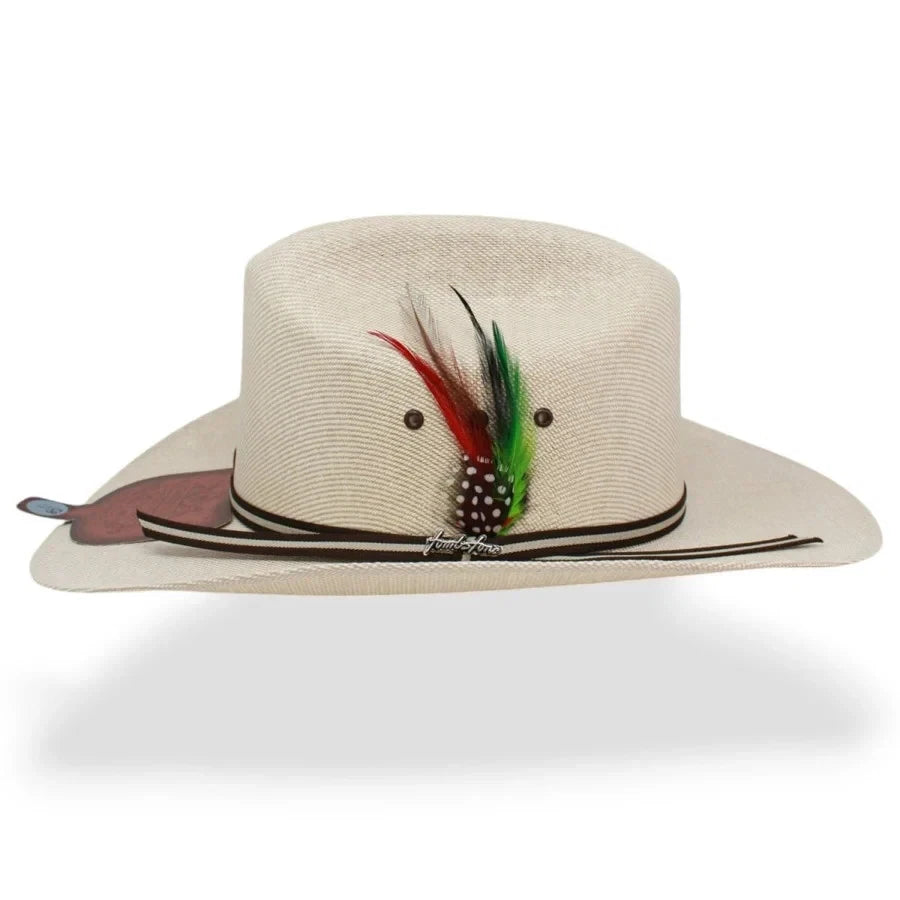 Sombrero Tombstone 1000X Sinaloa Style Western Cowboy Straw Hat - Beige