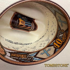 Sombrero Tombstone 10X Roper Texas Style Short Crown Bangora Flower Cowboy Hat