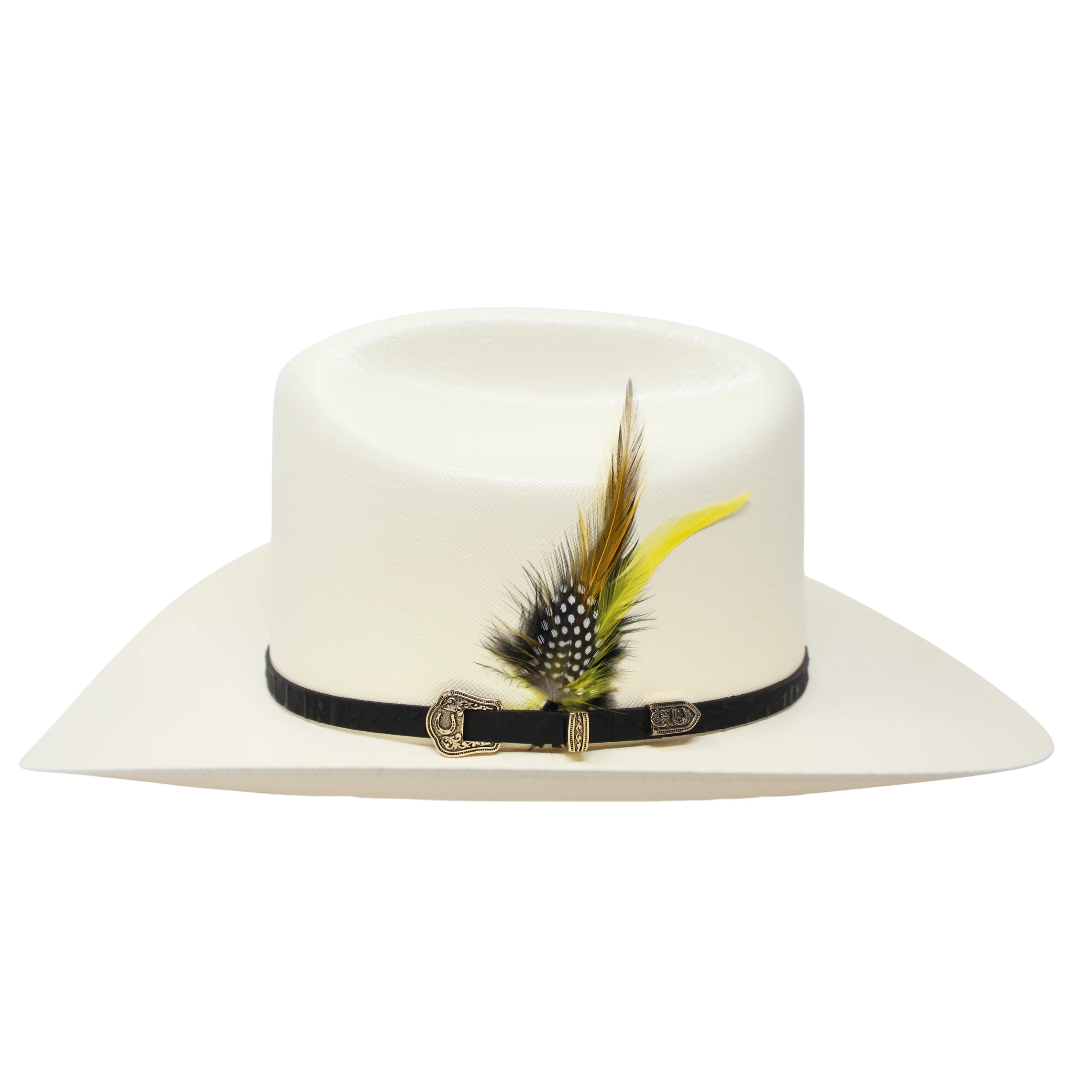 Men’s Tombstone 1000X Johnson Style Shantung Straw Cowboy Hat Tall Crown