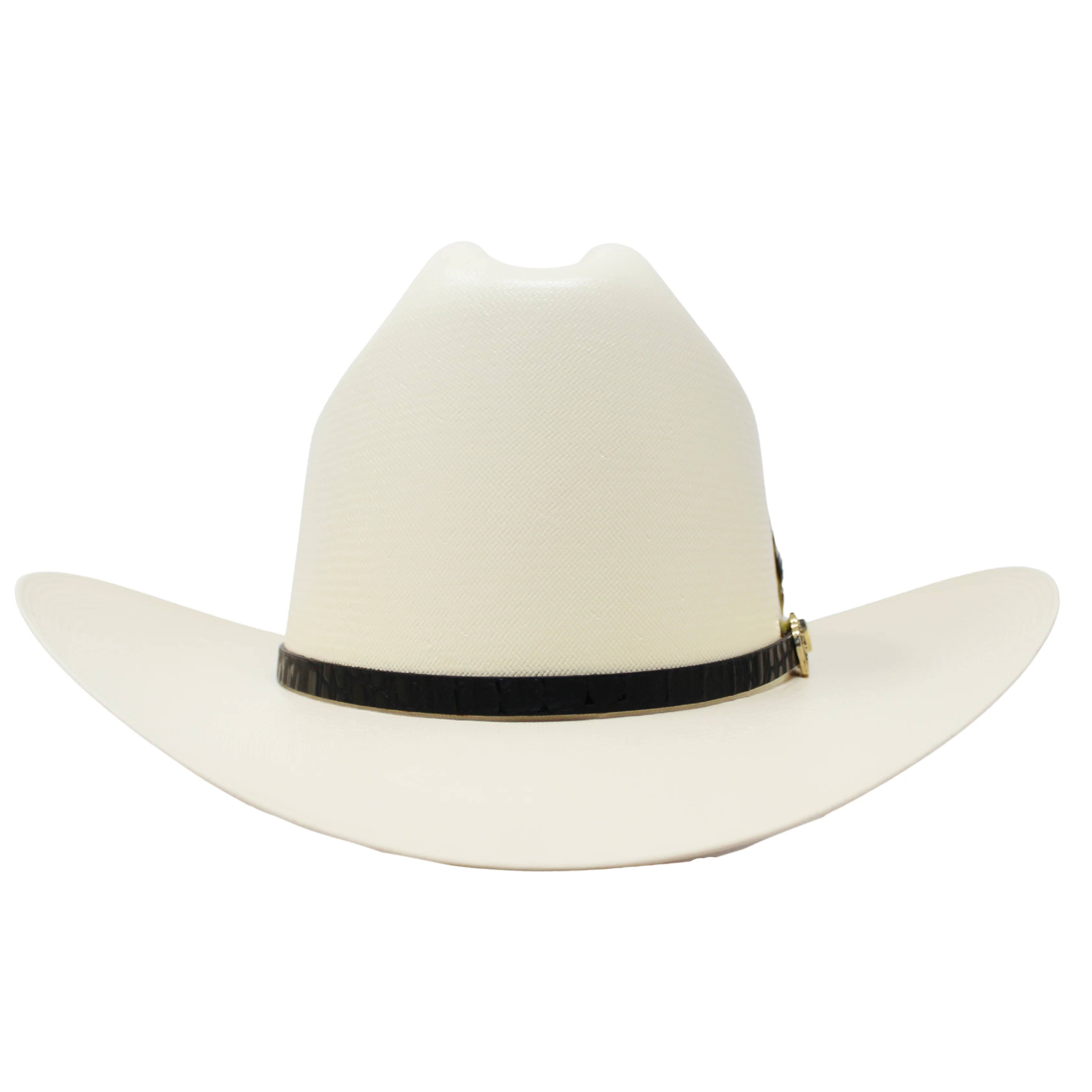 Men’s Tombstone 1000X Johnson Style Shantung Straw Cowboy Hat Tall Crown