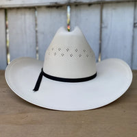 Tombstone 100X Sonora Flower Style Western Cowboy Shantung Straw Hat - Tall Crown