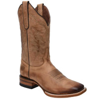 White Diamonds Men's Napa Leather Square Toe Rodeo Cowboy Boots – Sand