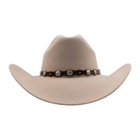 Texana Tombstone 20X Western Cowboy Fur Felt Hat Denver Style -Silverbelly Beige