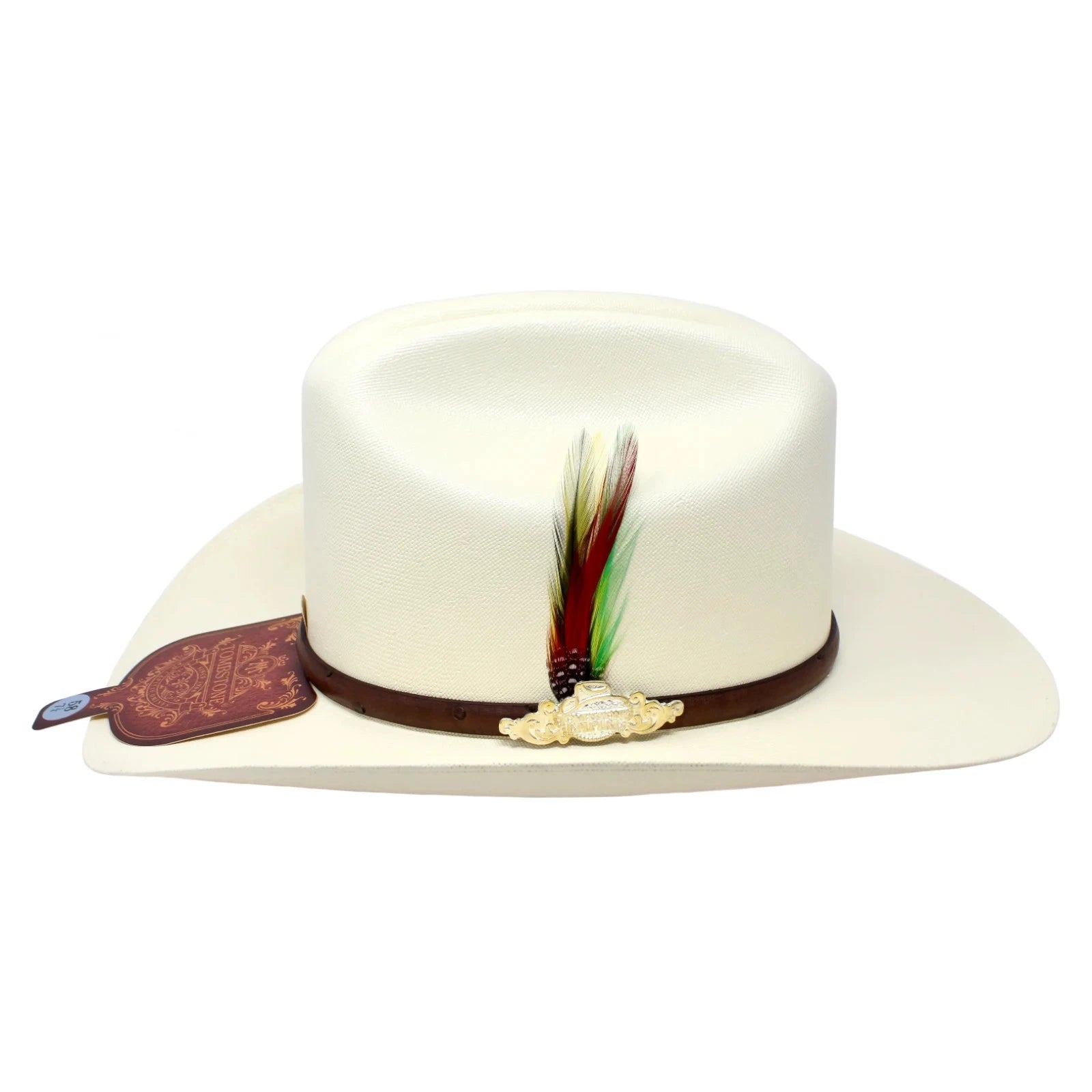 Sombrero Tombstone 10,000X Sinaloa Style (Chaparral) Cowboy Straw Hat - Brim 3"