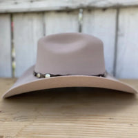 Texana Tombstone 20X Western Cowboy Fur Felt Hat Denver Style -Silverbelly Beige