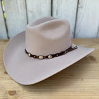 Texana Tombstone 20X Western Cowboy Fur Felt Hat Denver Style -Silverbelly Beige