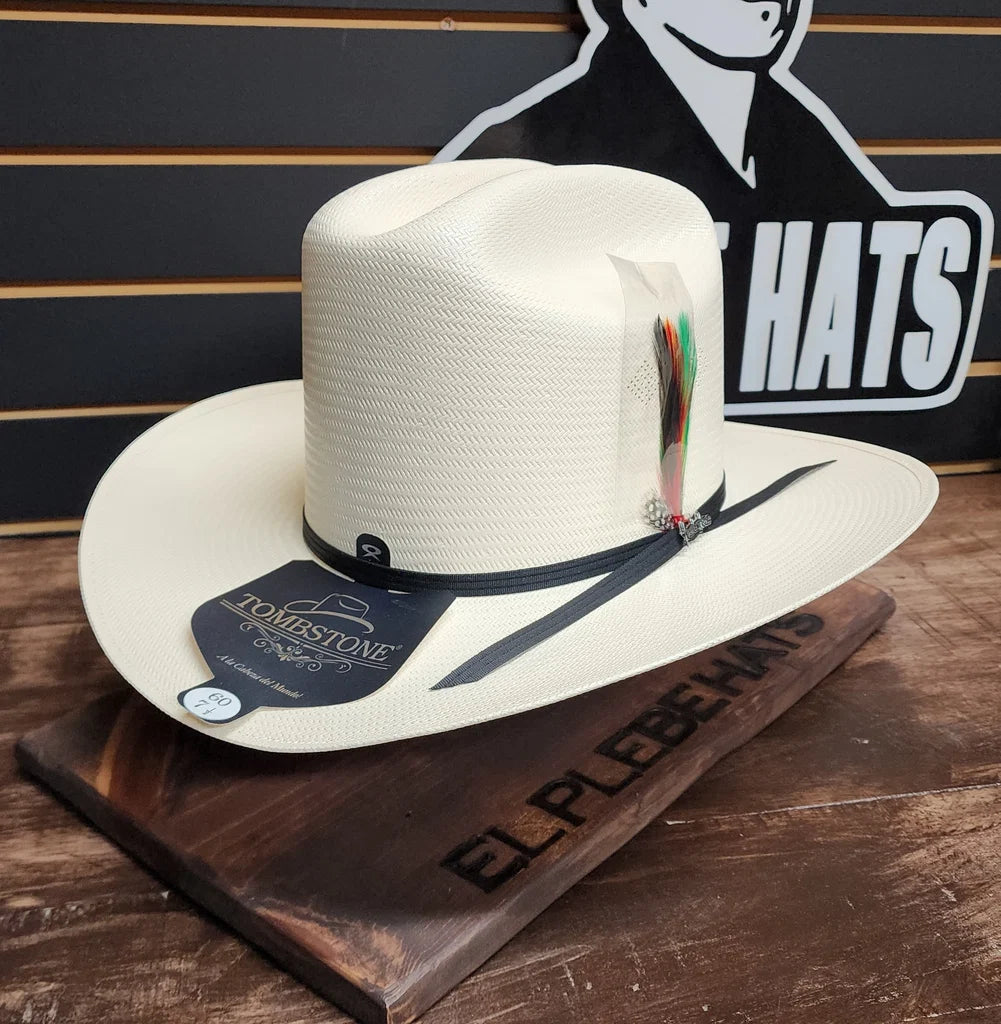 Tombstone 30X Johnson 2.0 Style Western Cowboy Shantung Straw Hat