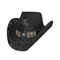 Bullhide PURE COUNTRY Toyo Straw Cowboy Hat - Black