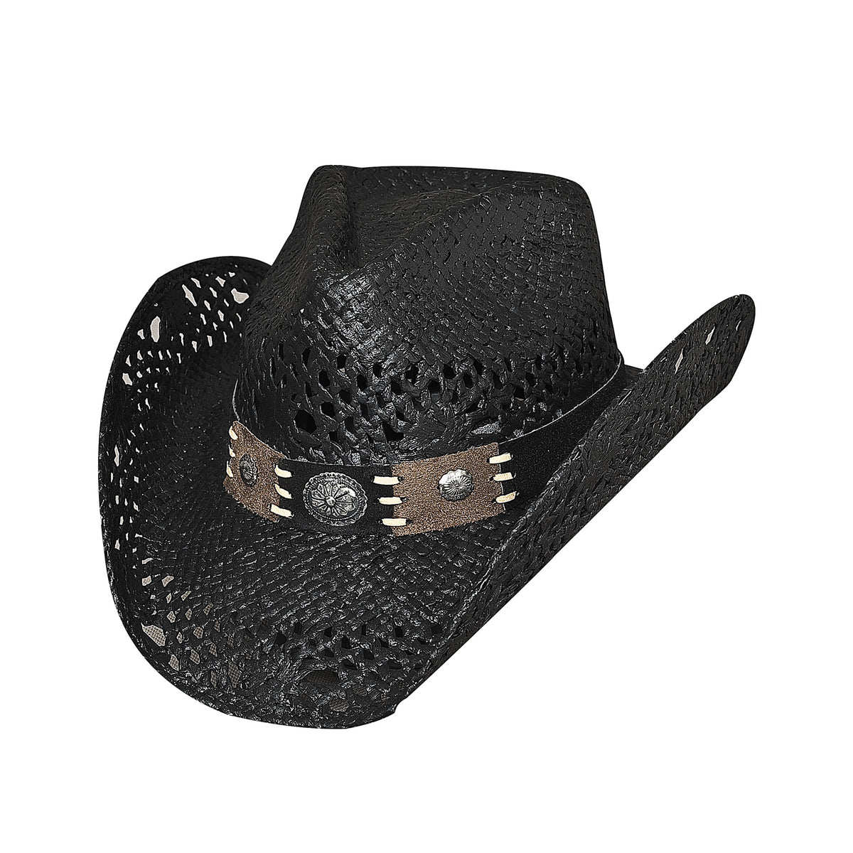 Bullhide PURE COUNTRY Toyo Straw Cowboy Hat - Black