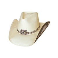 Bullhide COWGIRL FANTASY Shantung Panama Cowboy Straw Hat