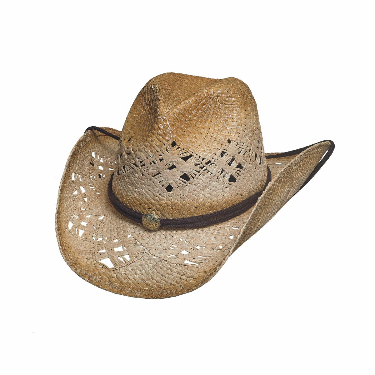 Bullhide LONGMIRE Raffia Cowboy Straw Hat