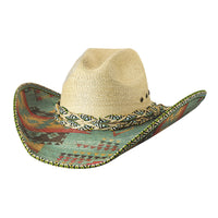 Bullhide JEOPARDY Palm Leaf Cowboy Straw Hat