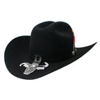 Texana Cuernos Chuecos 30X Sinaloa Style Beaver Felt Western Cowboy Hat - Black
