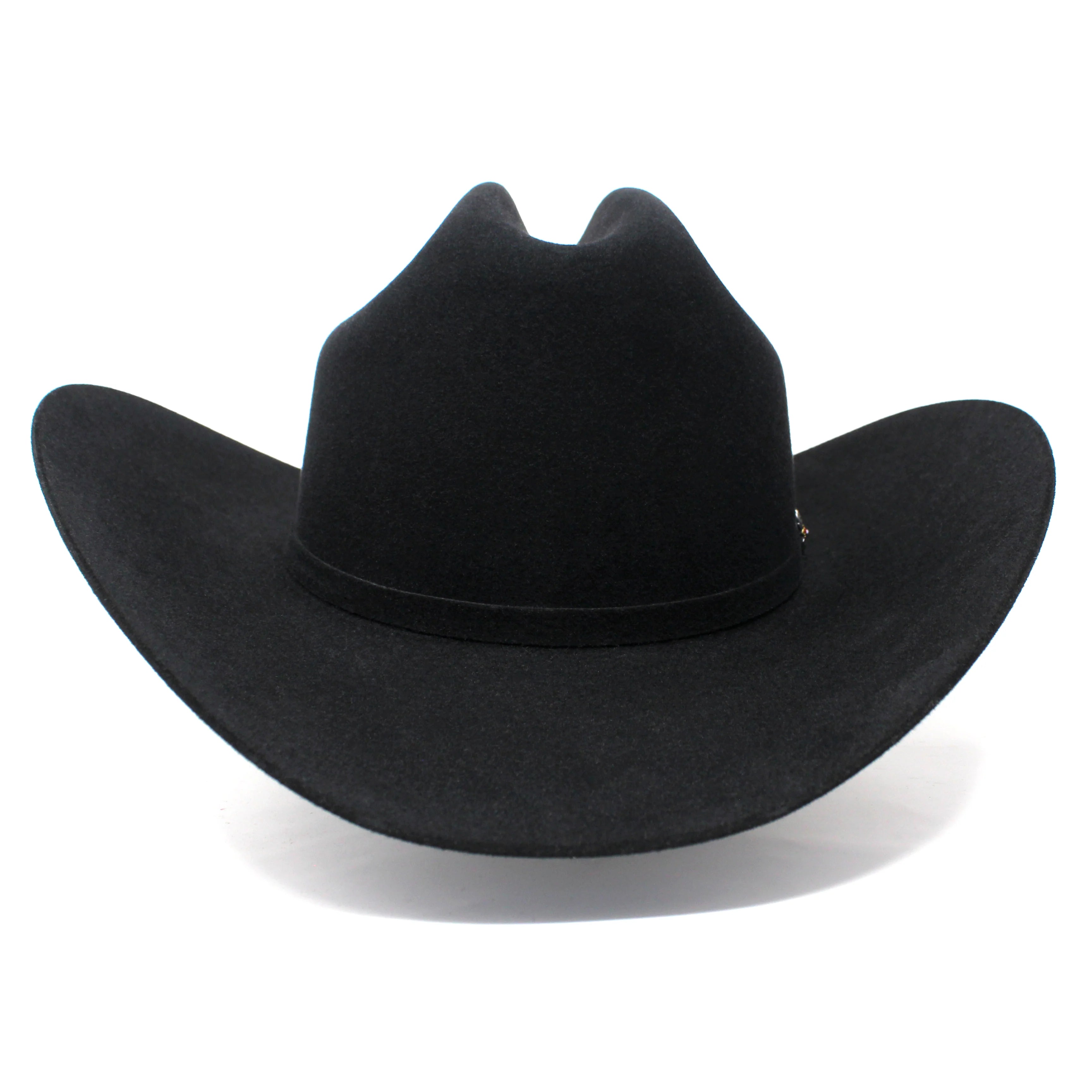 Texana Cuernos Chuecos 30X Sinaloa Style Beaver Felt Western Cowboy Hat - Black