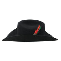 Texana Cuernos Chuecos 30X Sinaloa Style Beaver Felt Western Cowboy Hat - Black