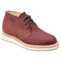 White Diamonds Men's Leather Lace-Up Work Boots – Shedron