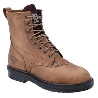 White Diamonds Men's Leather Lace-Up Work Boots – Sand