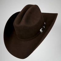 Texana White Diamonds 100X Sinaloa Style Western Cowboy Fur Felt Hat - Brown