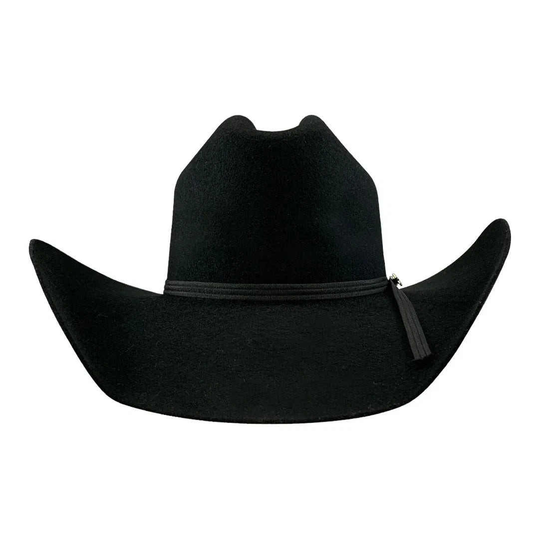 Texana Tombstone 10X Roper Style Western Cowboy Fur Felt Hat - Black