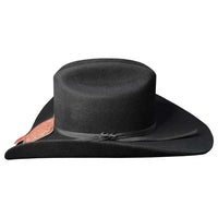 Texana Tombstone 10X Roper Style Western Cowboy Fur Felt Hat - Black