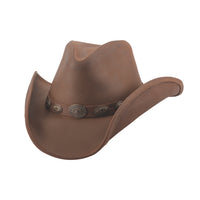 Bullhide RIGHT NOW Leather Cowboy Hat - Camel