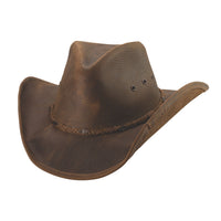 Bullhide BONNAROO Top Grain Leather Cowboy Hat - Bronze