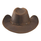 Bullhide BONNAROO Top Grain Leather Cowboy Hat - Bronze