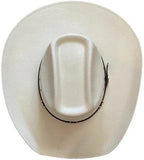 Tombstone 100X 8 Segundos Style Brick Crown Western Cowboy Shantung Straw Hat