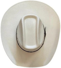 Tombstone 100X 8 Segundos Style Brick Crown Western Cowboy Shantung Straw Hat
