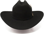 Side profile of men’s fur felt cowboy hat