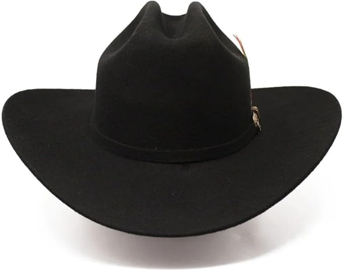 Men's Tombstone 20X Cowboy Fur Felt Hat Sinaloa (Chaparral) Style - Black
