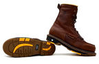 Fuerbo Boots Men”s L–44 Premium Industrial Lacer Boots–Ocre Industrial