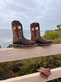 Fuerbo Boots Men”s SB–5038 Rodeo Work Boot Dual Density