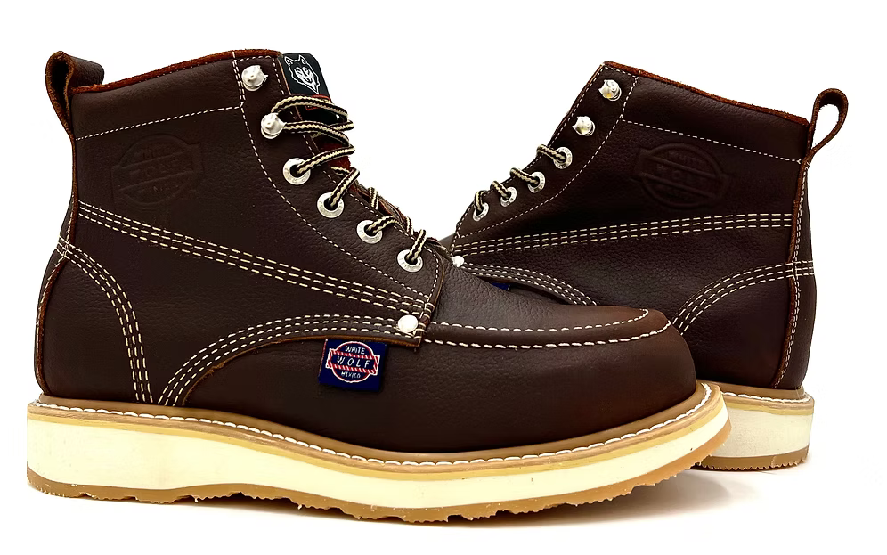 Fuerbo Boots Men”s WW–995 Classic Moc Toe Work Boot Dual Density