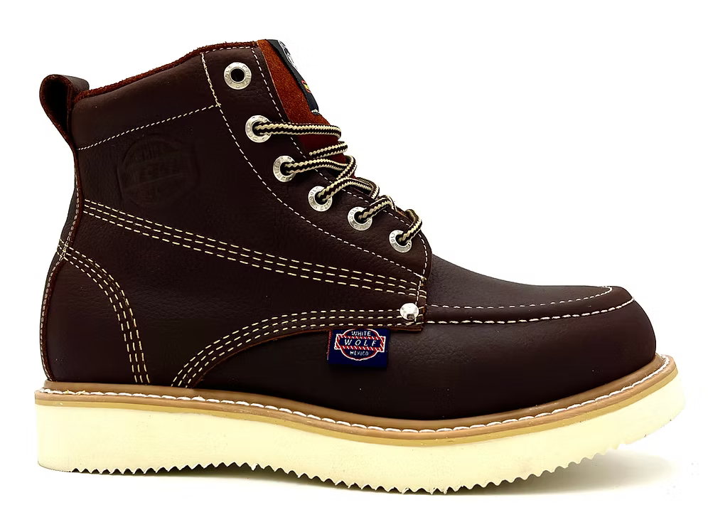 Fuerbo Boots Men”s WW–965 Classic Moc Toe–Grizzly Brown
