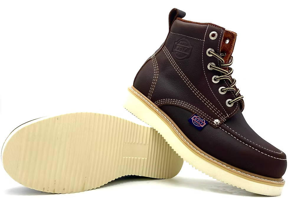 Fuerbo Boots Men”s WW–965 Classic Moc Toe–Grizzly Brown