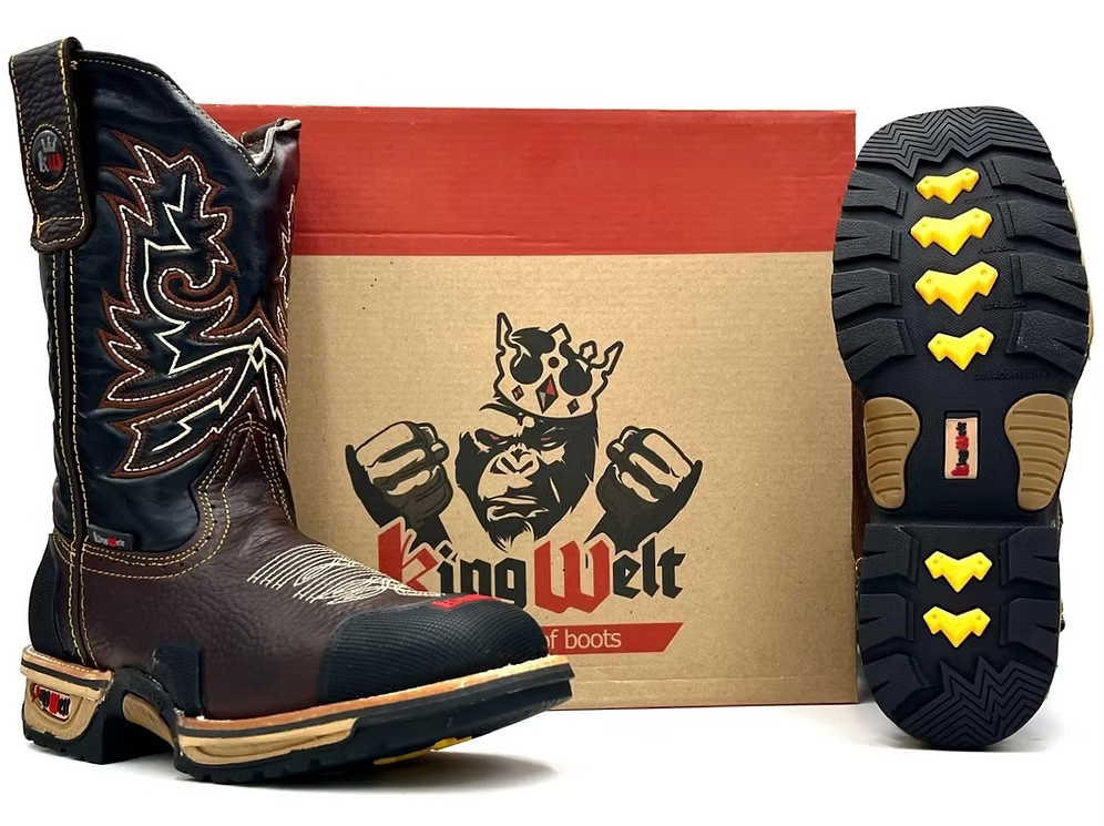 Fuerbo Boots Men”s KW–4020 King Welt Rodeo Work Boot