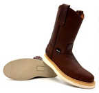 Fuerbo Boots Men”s AO–470 Copper Brown Roper Work Boot Wedge Sole