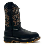 Fuerbo Boots Men”s SB–5059 Black Rodeo Work Boots