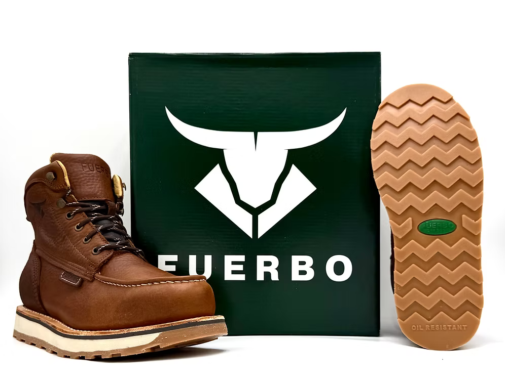 Fuerbo Boots Men”s B-40 Ocre Moc Toe Boots