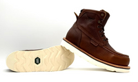 Fuerbo Boots Men”s B-48 Puncture Proof Moc Toe Boots–Brown