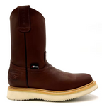 Fuerbo Boots Men”s AO–470 Copper Brown Roper Work Boot Wedge Sole