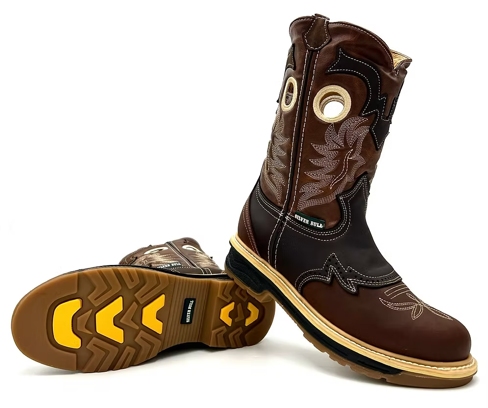 Fuerbo Boots Men”s SB–6035 Rodeo Round Toe Work Boot